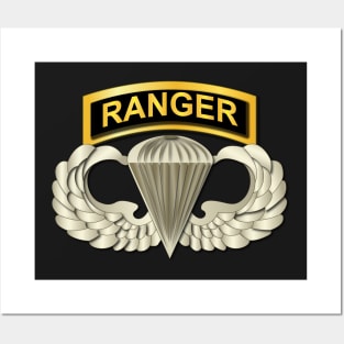 Airborne Badge - Ranger Tab Posters and Art